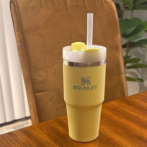Stanley Yellow Tumbler with Straw